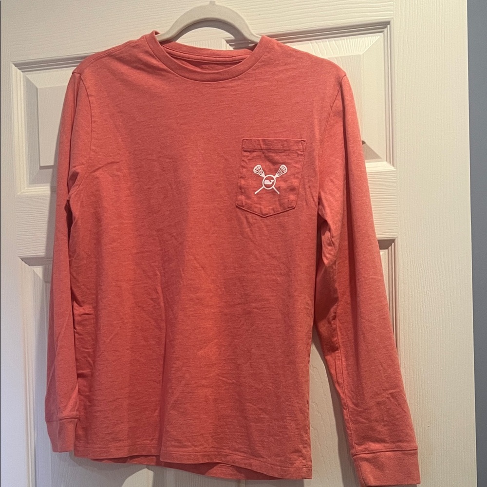 Vineyard Vines Coral Crewneck Tee